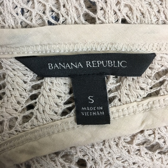 Banana Republic Diamond Crochet Tunic Tank Top S - Picture 3 of 7